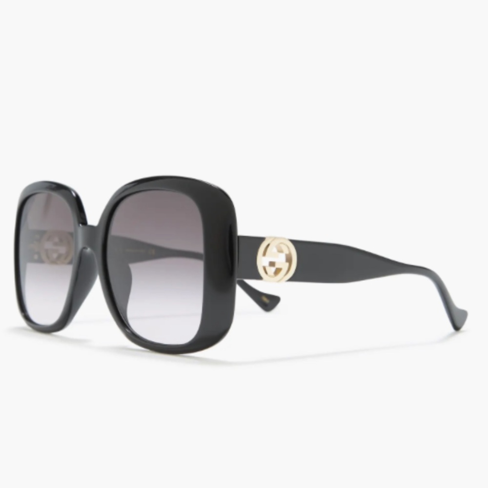 NWT Gucci 57mm Oversized Square Sunglasses